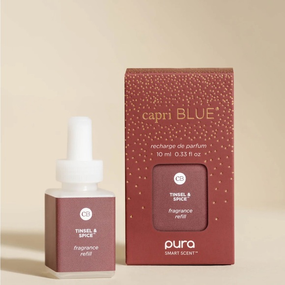 Capri Blue Other - Capri Blue Tinsel & Spice PURA Fragrance Refill NIB Holiday Scent